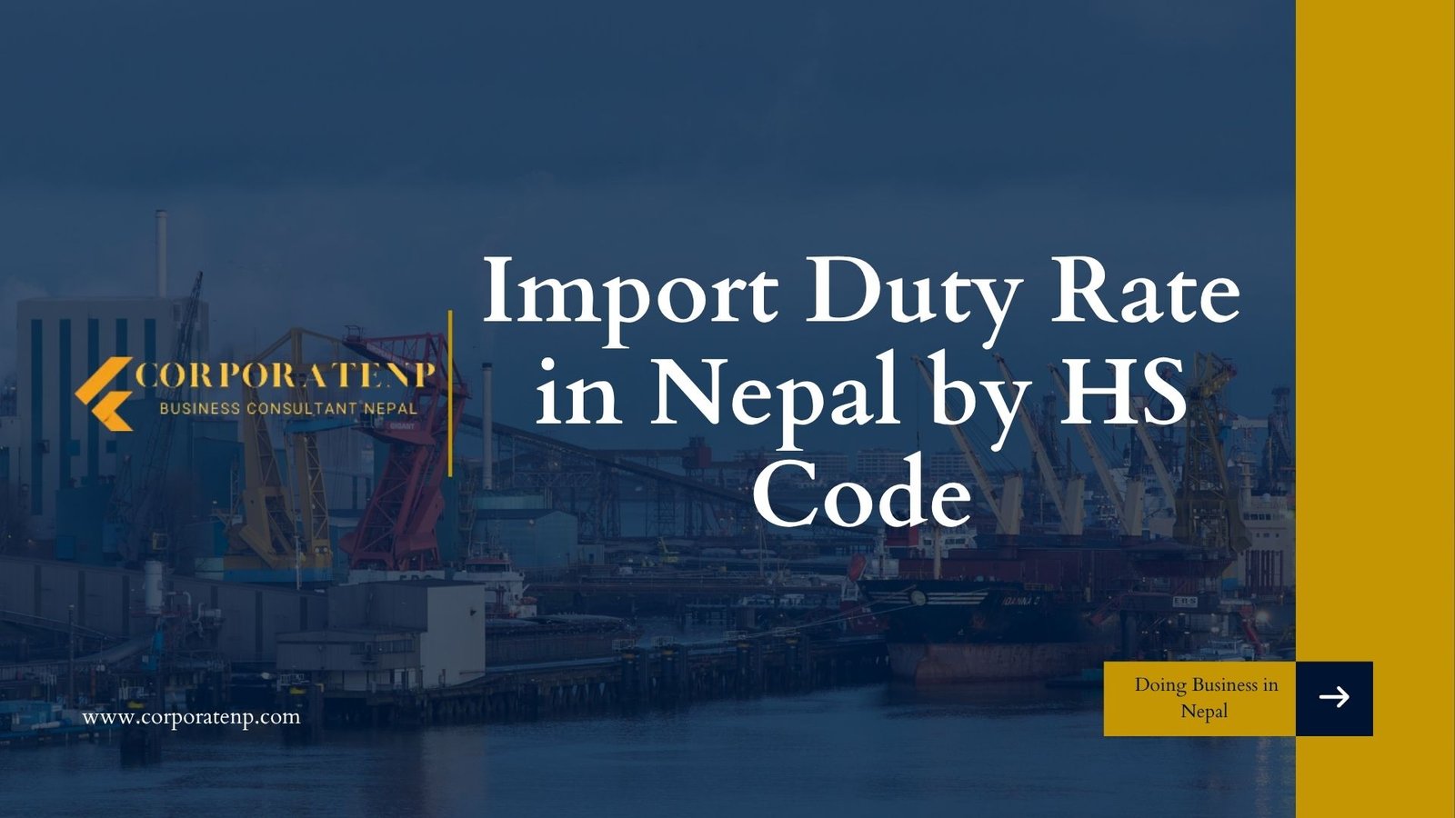 Import Duty Rate in Nepal by HS Code