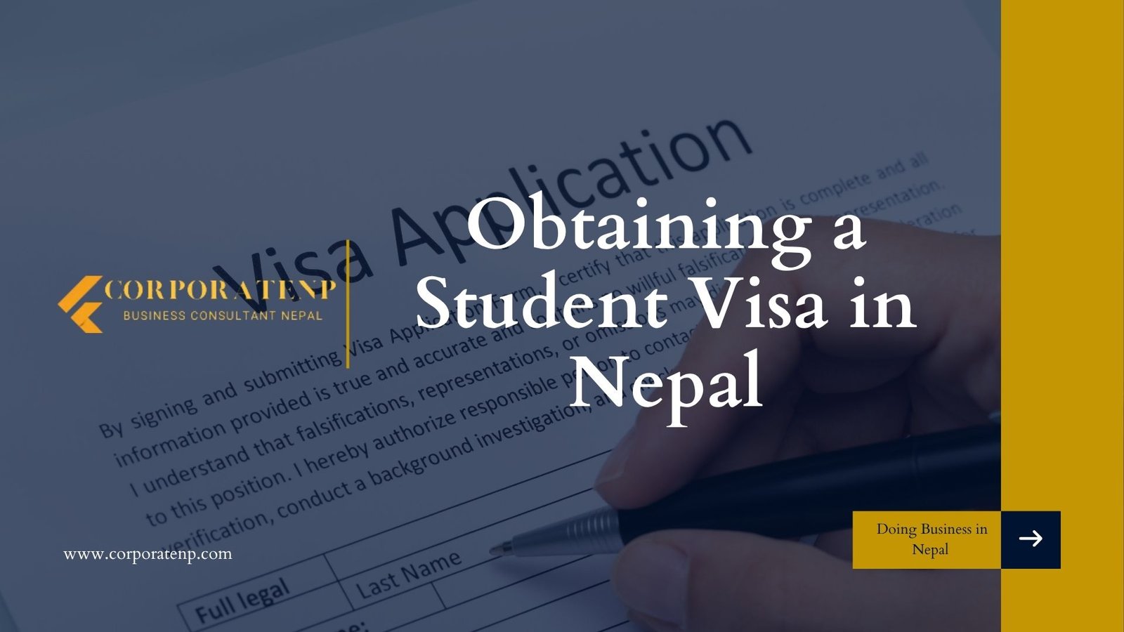Obtaining a Student Visa in Nepal