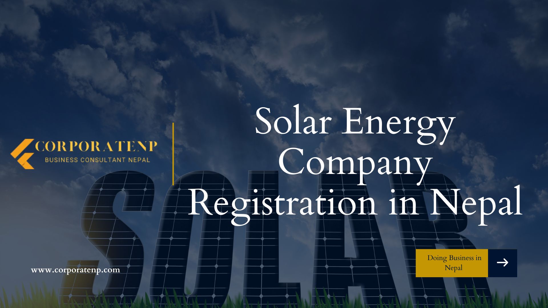 Solar Energy Company Registration in Nepal